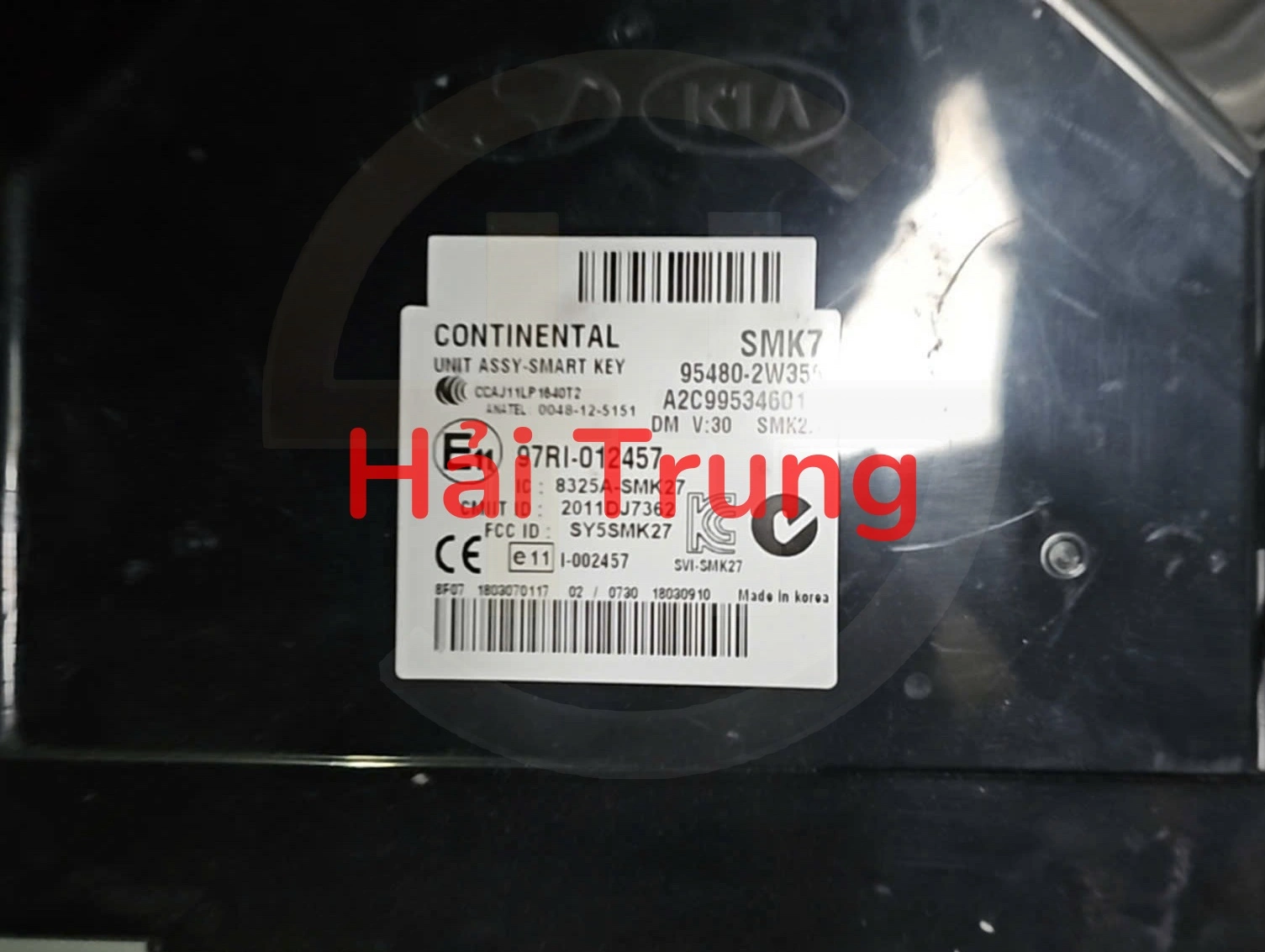 Hộp chìa khóa thông minh Smart Key Hyundai Santafe 2016-2018 Tháo Xe 954802W350