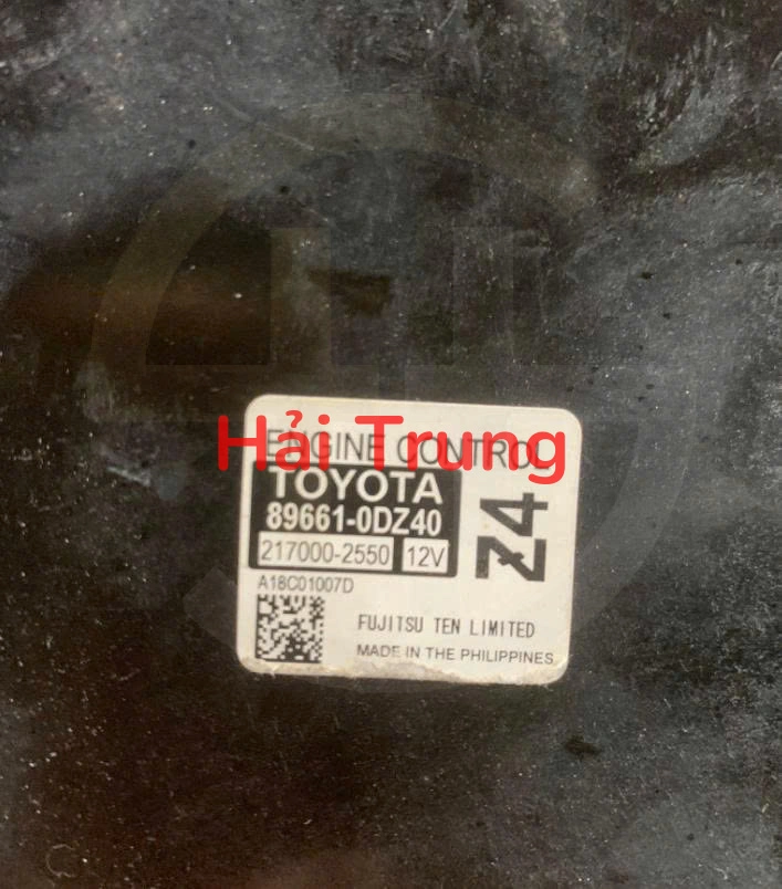 89661-0DZ40 Tháo xe Hộp điều khiển động cơ Hộp đen ECU Vios 2018 2019 2020