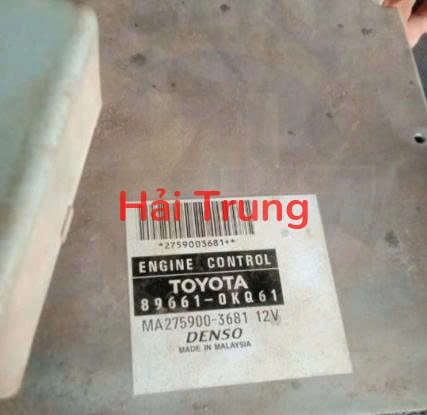 Hộp điều khiển động cơ ECU Toyota Hilux Tháo Xe 89661-0KQ61 896610KQ61