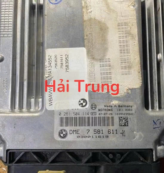 Hộp điều khiển động cơ (ECU DME) BMW 320i (E90), E60, E87, E88 Tháo Xe 7581611