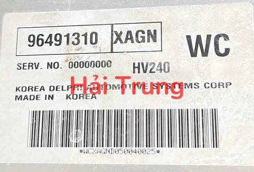 Hộp điều khiển động cơ Hộp đen Ecu Lacetti Tháo Xe 96491310