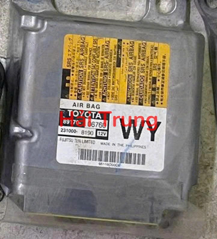 8917006760 Tháo xe hộp điều khiển túi khí Toyota Camry