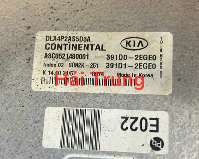 Hộp điều khiển động cơ ECU ECM Kia K5 2021-2025 391D0-2EGE0 391D1-2EGE0 391D02EGE0 391D12EGE0