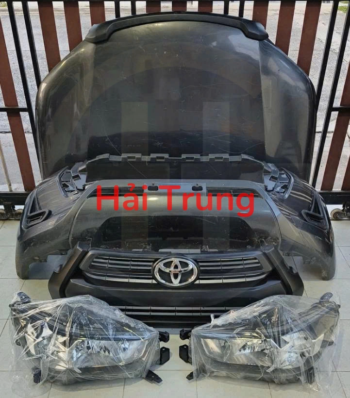 Full bộ đầu xe Toyota Hilux 2021-2026 màu đen Tháo Xe