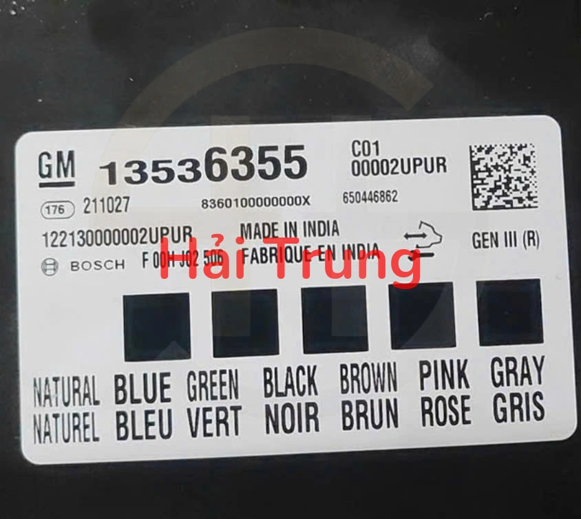13536355 Hộp BCM Vinfast Fadil Tháo Xe