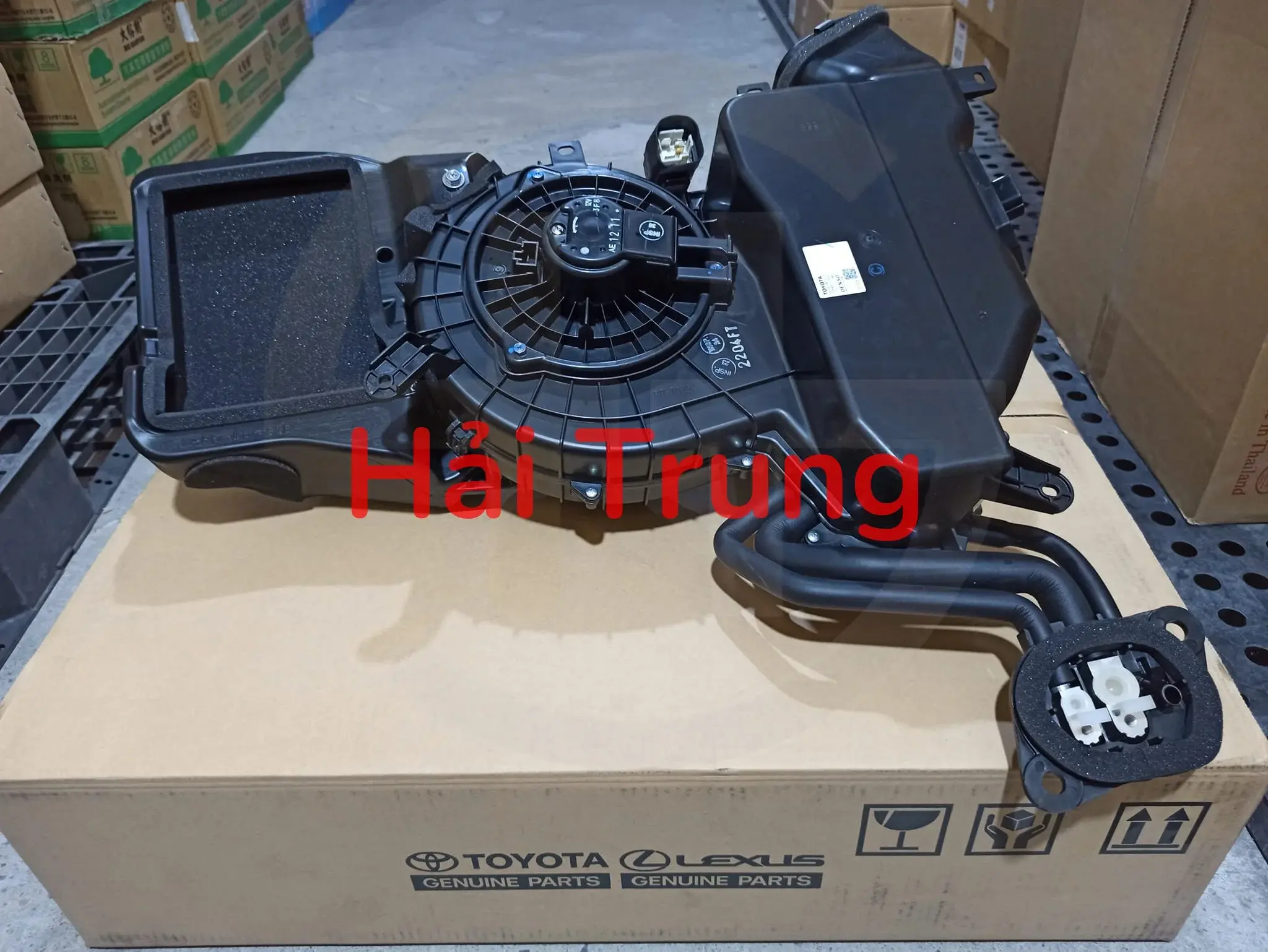 Hộp giàn lạnh sau Toyota Innova 2006-2016 chính hãng