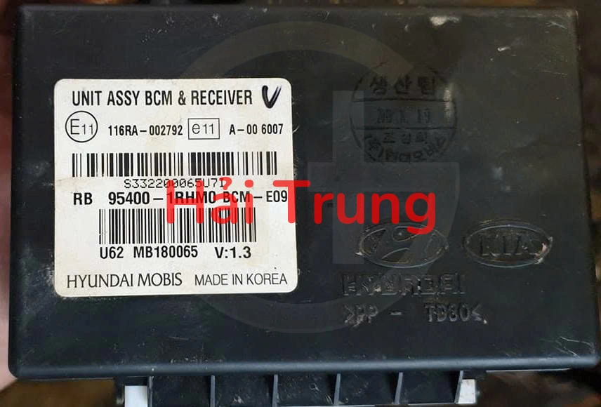 Hộp BCM Hyundai Accent 2011-2017 Tháo Xe 95400-1RHM0 954001RHM0