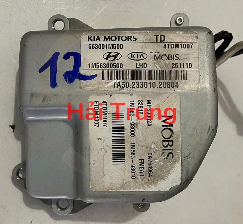 563001M500 Hộp điều khiển cọc lái Kia Forte 2009-2013, Cerato 2008-2012 Tháo Xe