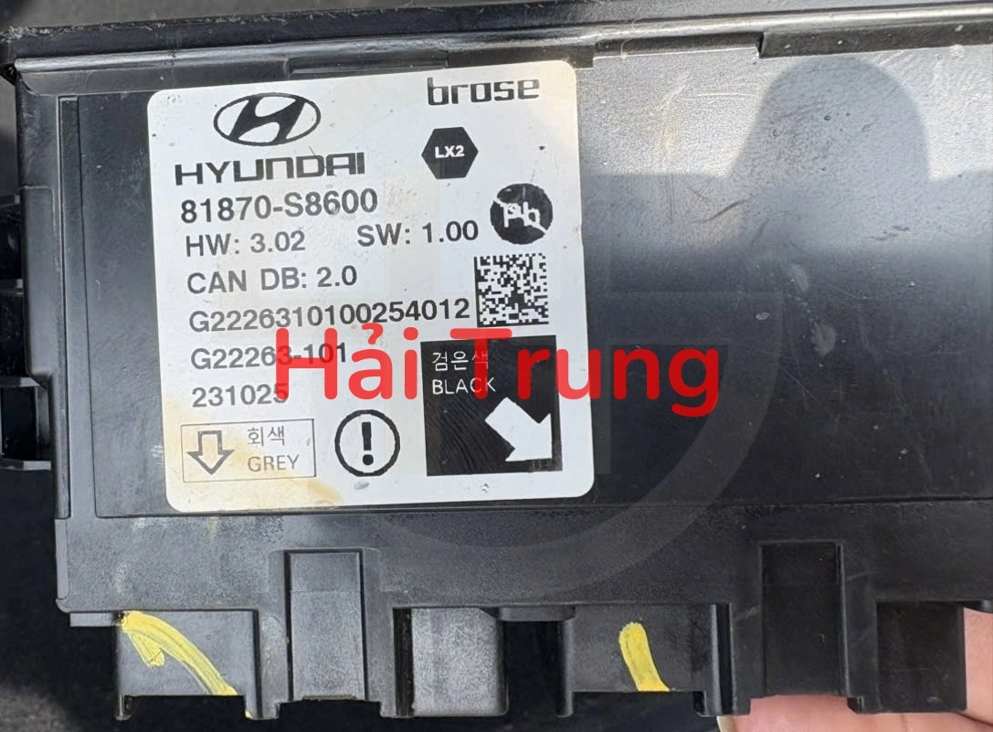 Hộp điều khiển cốp sau Hyundai Palisade Tháo Xe 81870-S8600 81870S8600