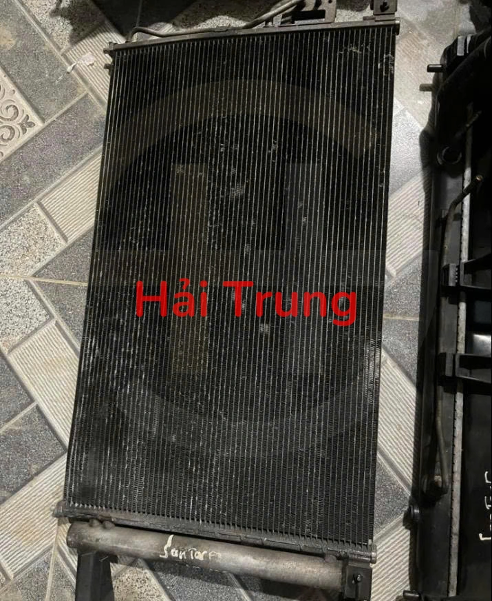 Giàn nóng Santafe 2009 2010 2011 Tháo Xe