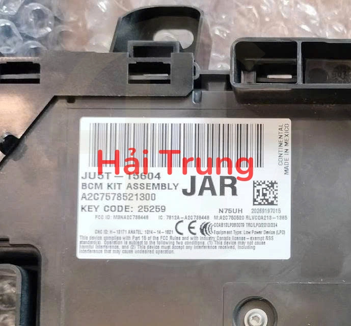 Hộp điều khiển thân xe Body BCM Ford Ranger Raptor 2018-2020 JU5T-15604-JAR