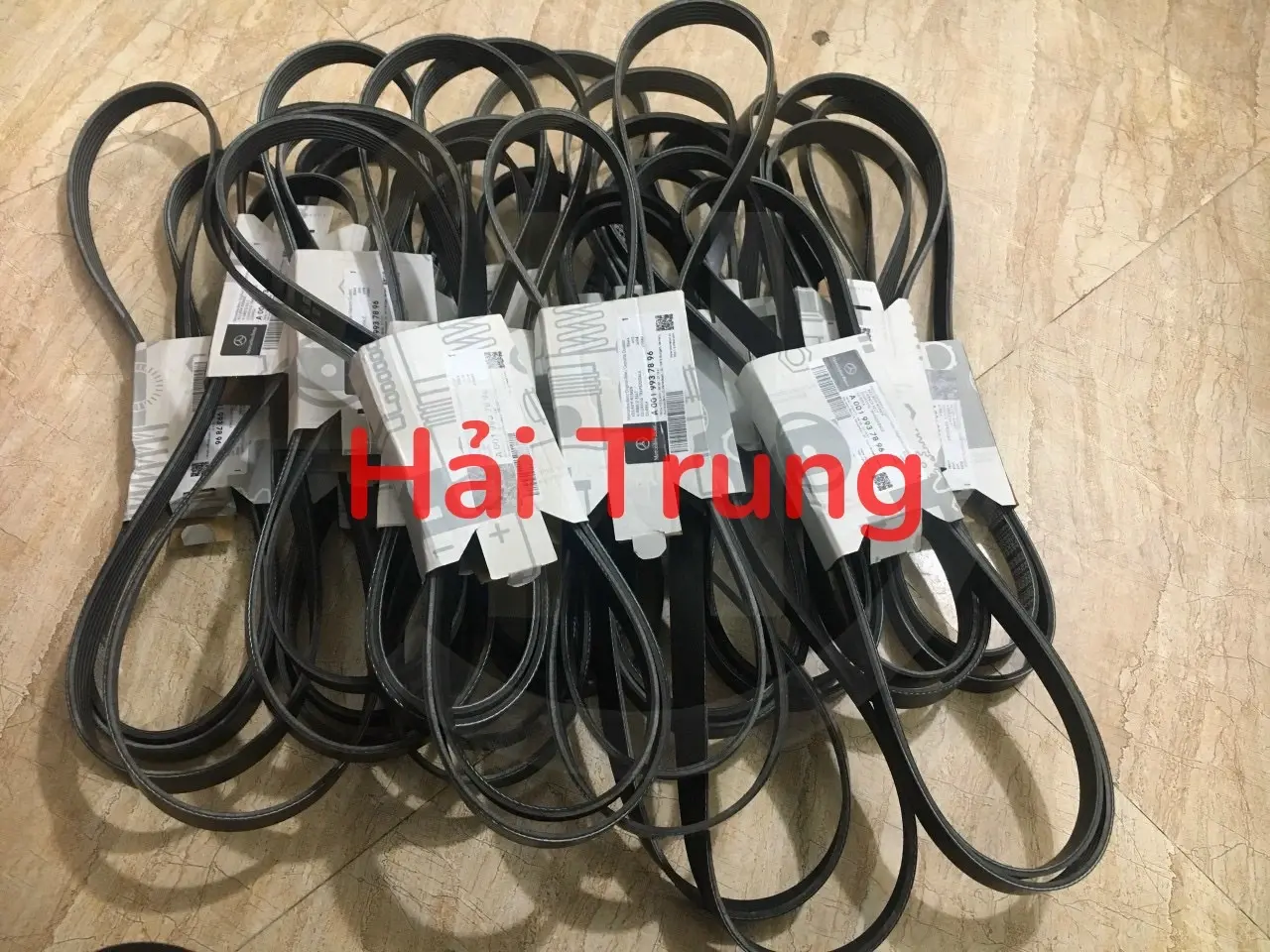 Dây curoa tổng Mercedes C200, C250, C300, E250 W204 chính hãng A0019937896