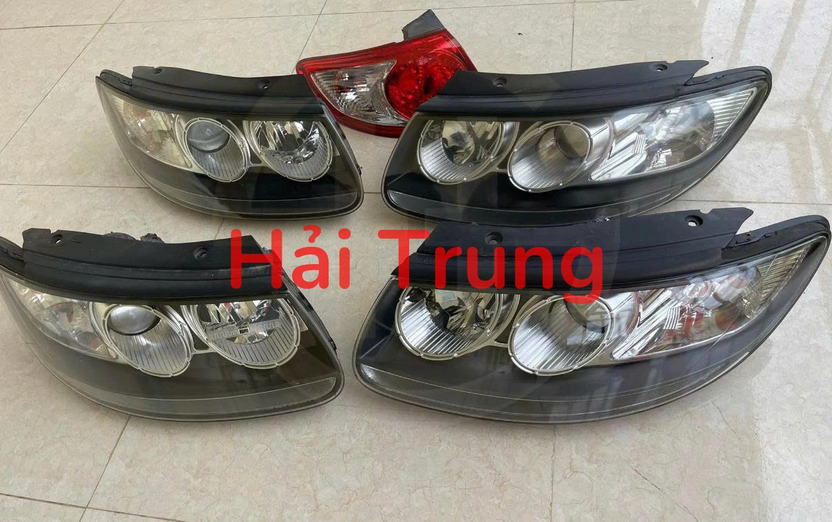 Đôi đèn pha Hyundai Santafe 2009 2010 2011 Tháo Xe