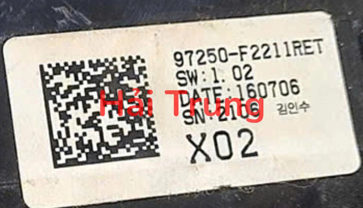 97250F2211 Bảng điều hòa Hyundai Elantra