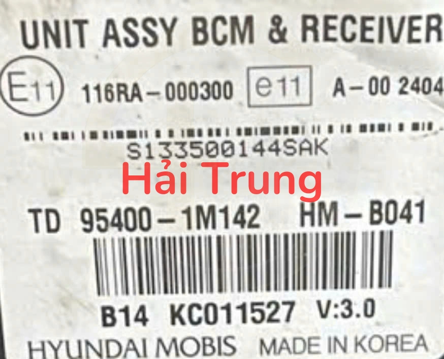954001M142 Hộp BCM Kia Forte Cerato 2009-2013 Tháo Xe