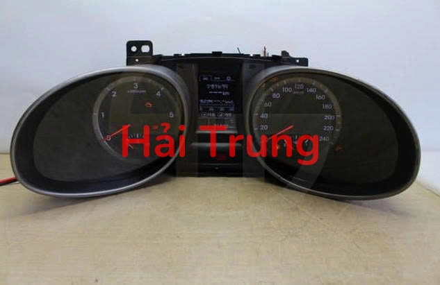Đồng hồ táp lô Hyundai Santafe 2013-2015 Tháo Xe 940032W300 940032W000