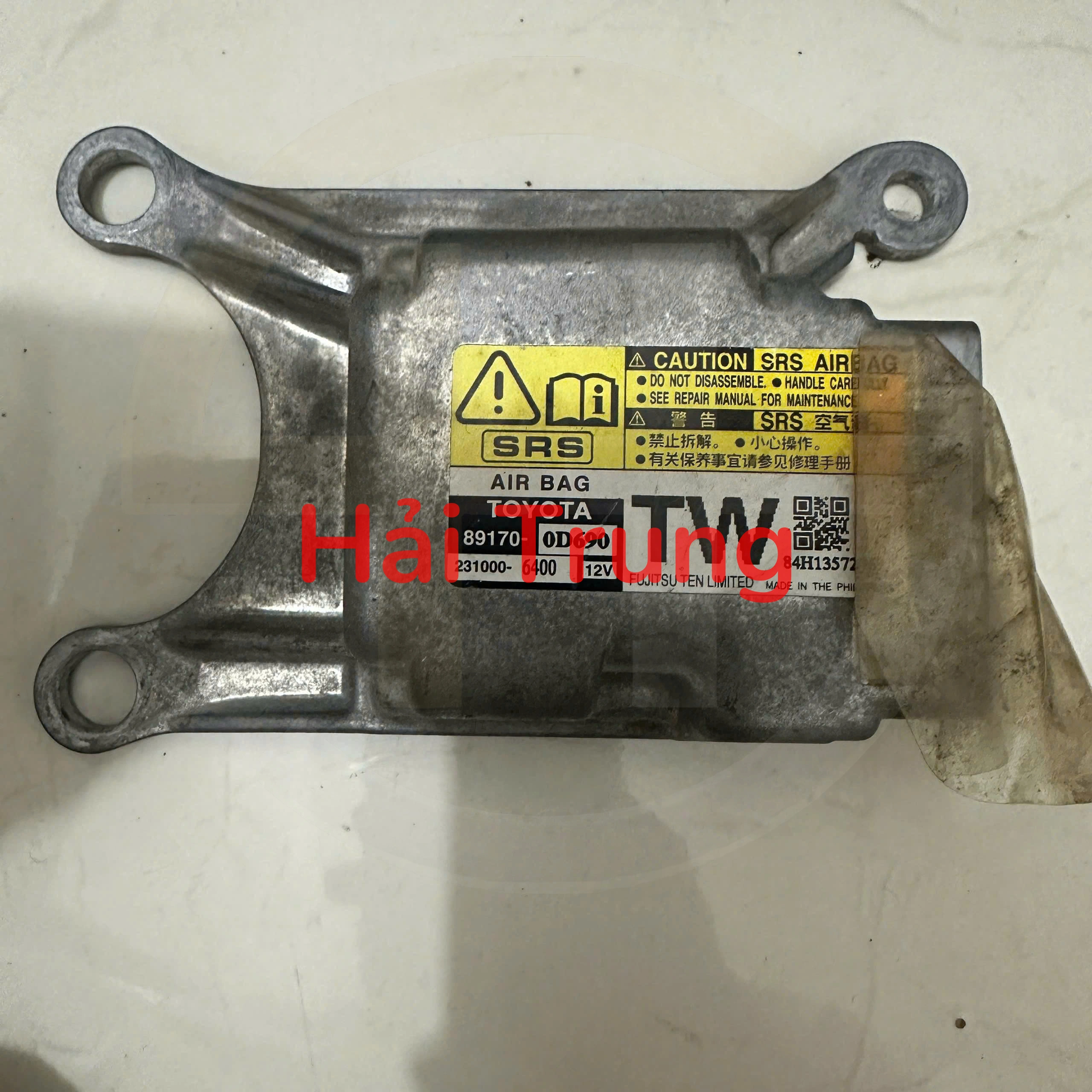 89170-0D690 Hộp điều khiển túi khí Vios Tháo Xe