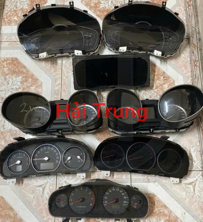 Tháo xe Đồng hồ táp lô Hyundai Santafe 2004, Santafe 2009, Santafe 2012