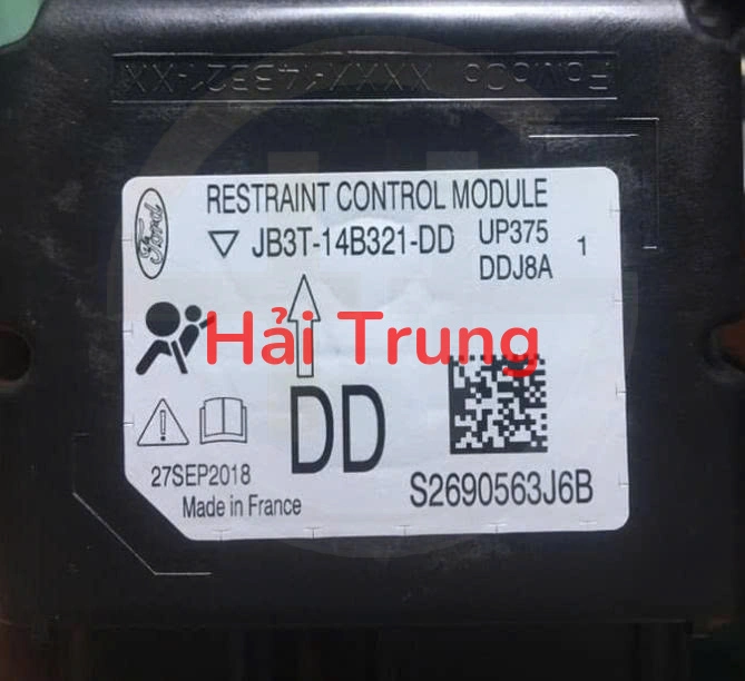 Hộp điều khiển túi khí Ford Everest 2019 Tháo Xe JB3T-14B321-DD JB3T14B321DD