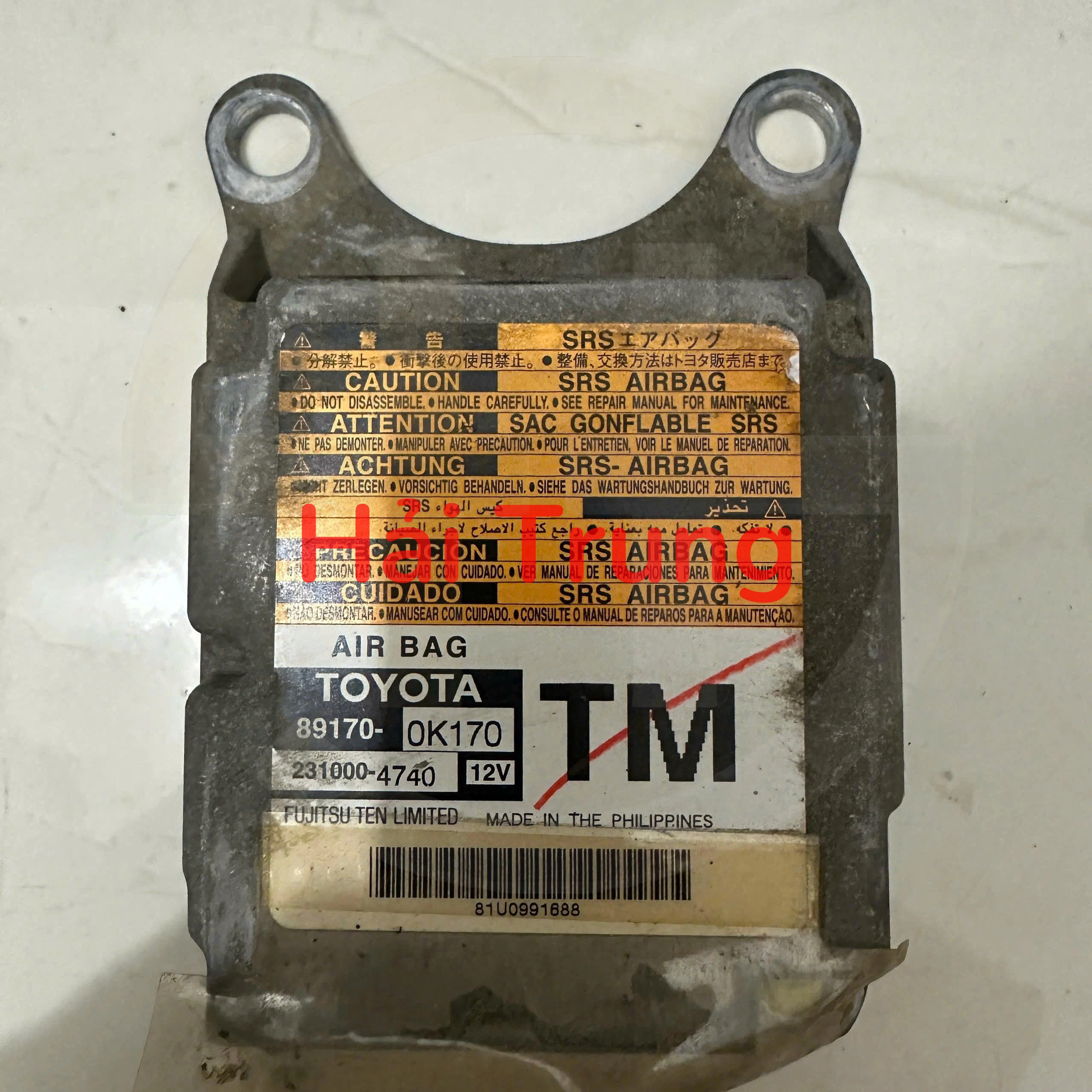 89170-0K170 Hộp điều khiển túi khí Toyota Innova Tháo Xe