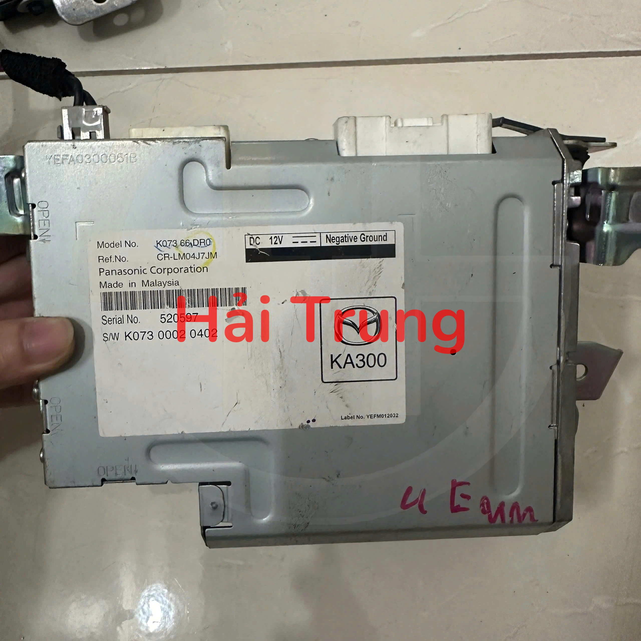 K07366DR0 Hộp điều khiển âm thanh Mazda 3, 6, CX-5 2014 - 2016 Tháo Xe