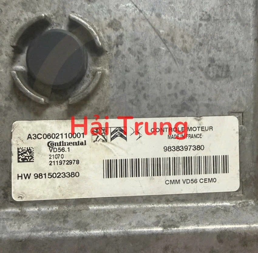 Hộp điều khiển động cơ ECU Peugeot 2008 Tháo Xe 9838397380