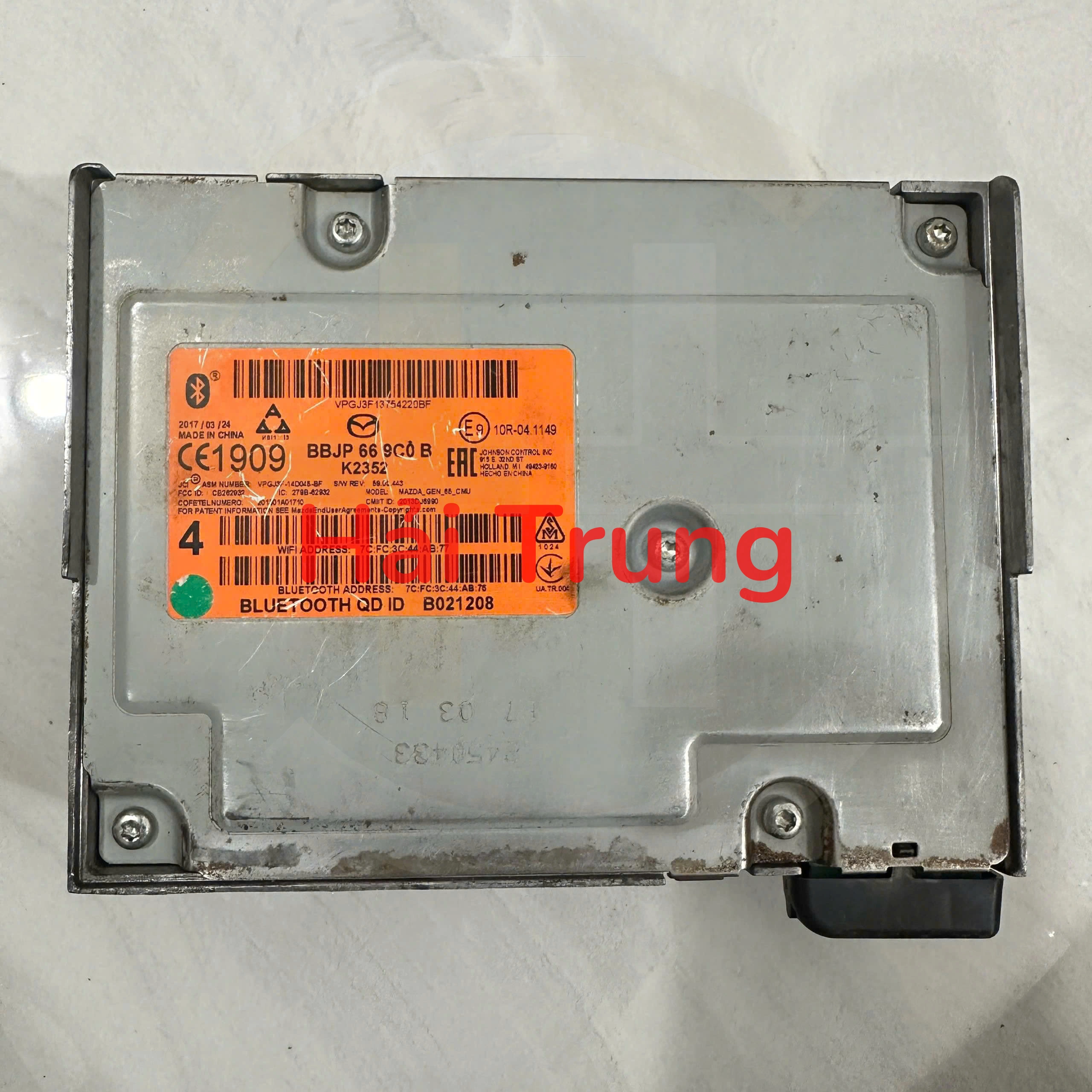 BBJP669C0B Hộp radio điều khiển trung tâm Mazda 3, 6 CX5, CX3, CX30, CX8, CX9 Tháo Xe