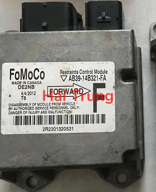 Hộp điều khiển túi khí Ford Ranger Tháo Xe AB39-14B321-FA AB39-14B321-AE