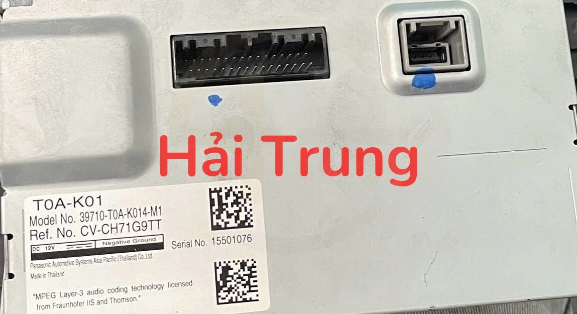Màn hình Honda CR-V 2012-2016 Tháo Xe 39710-T0A-K014-M1 39710T0AK014M1