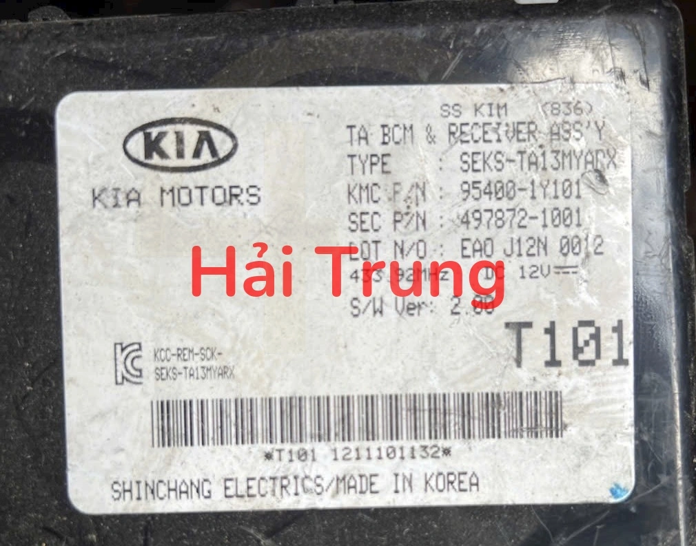 Hộp BCM Kia Morning 2005 Tháo Xe 95400-1Y101