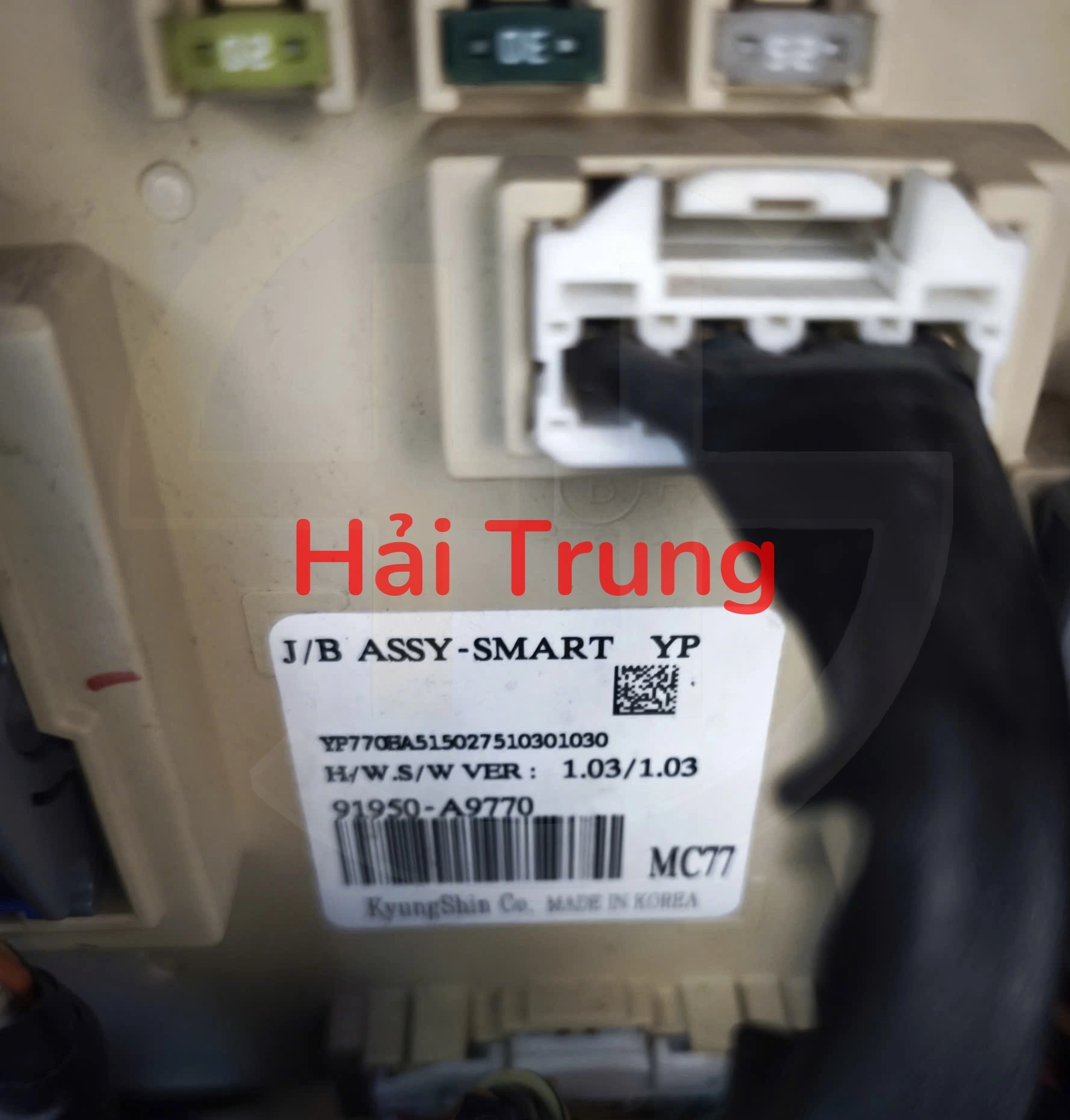 Hộp cầu trì trong xe Kia Sedona 2014-2018 Tháo Xe 91950A9770