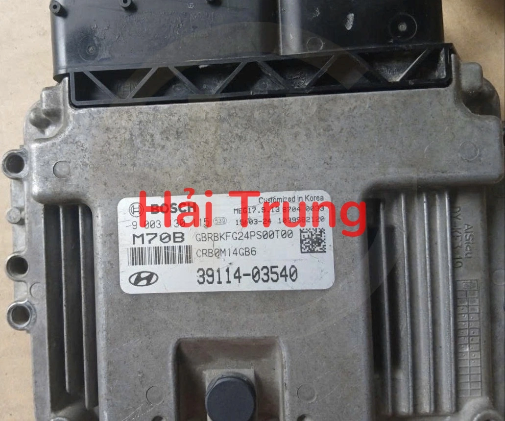Hộp điều khiển động cơ ECU ECM Hyundai Accent Blue 2015 Tháo Xe 39114-03540 3911403540