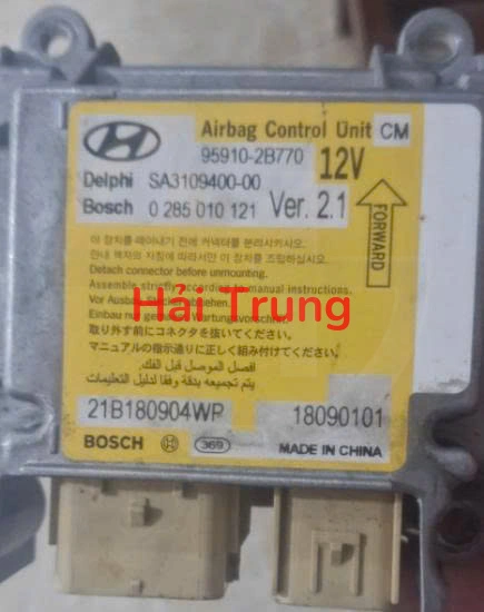 959102B770 Hộp điều khiển túi khí Hyundai Santafe 2007-2009 Tháo Xe