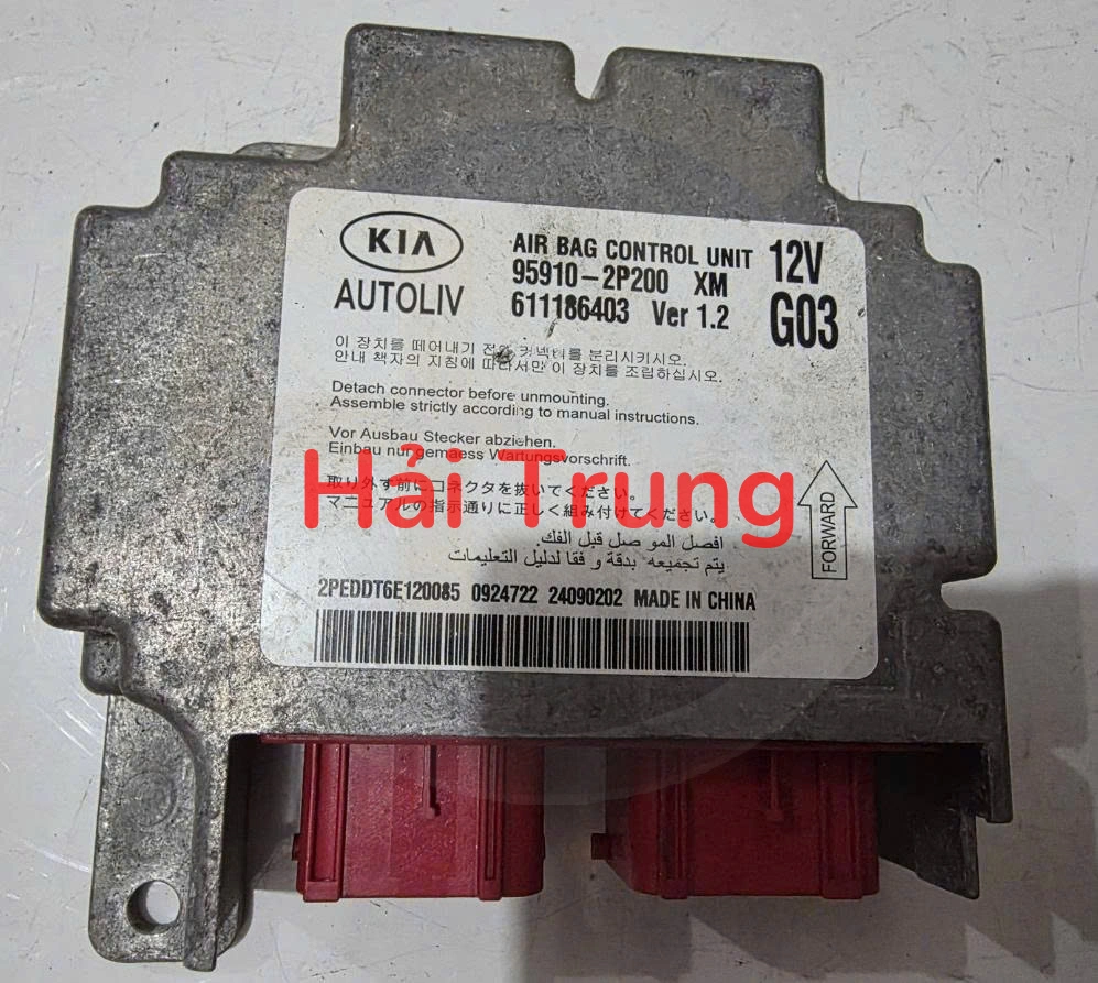 959102P200 Hộp điều khiển túi khí Kia Sorento 2009 2010 2011 2012 2013 Tháo Xe
