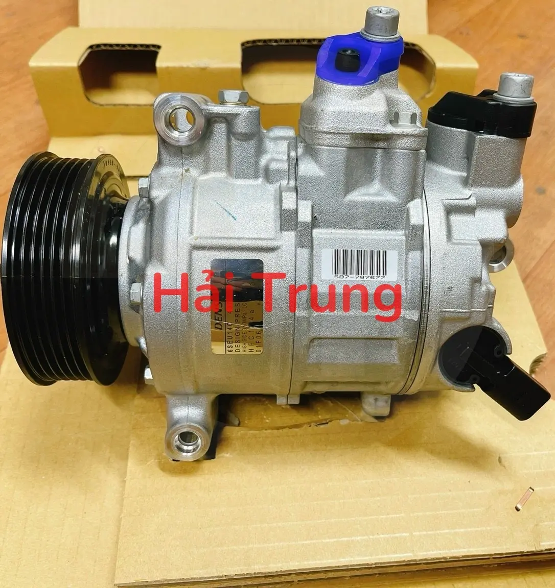 Lốc lạnh Audi A4 chính hãng Denso 