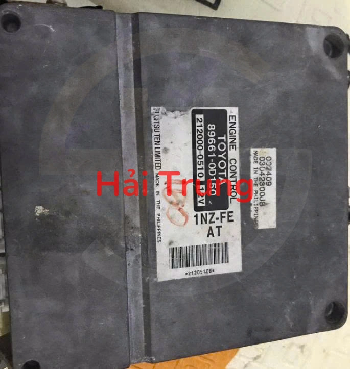 896610D150 Hộp điều khiển động cơ Ecu Toyota Vios 2003 Tháo Xe