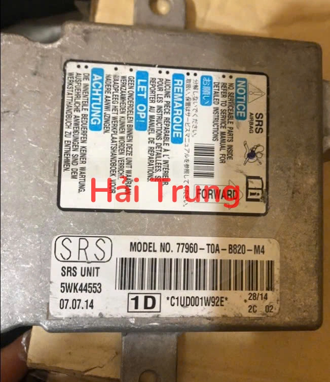 77960-T0A-B8200-M4 Tháo xe Hộp điều khiển túi khí HONDA CRV