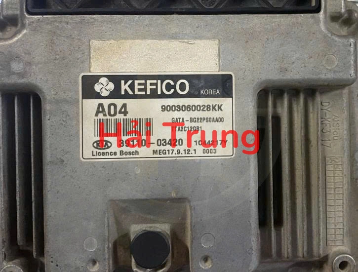 Hộp điều khiển động cơ (ECU ECM) Kia Morning Tháo Xe 39110-03420 3911003420