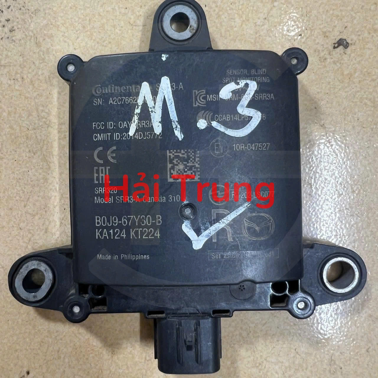 B0J967Y30B Hộp cảnh báo điểm mù cản sau bên lái Mazda 3, 6, CX5, CX3, CX30 2019-2026 Tháo Xe