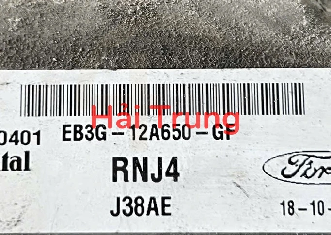 Hộp điều khiển động cơ ECU ECM Ford Ranger, Everest Tháo Xe EB3G-12A650-GF EB3G12A650GF