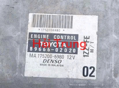 Hộp điều khiển động cơ ECU Toyota Corolla 1ZZ-FE Tháo Xe 89666-02020 8966602020