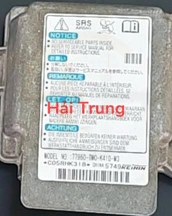 Hộp điều khiển túi khí Honda City Tháo Xe 77960-TM0-K410-M3 77960TM0K410M3