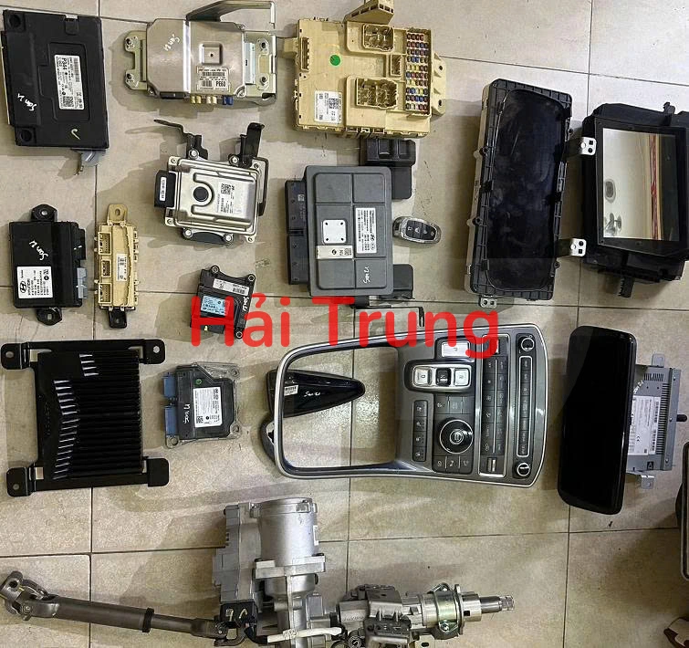 Tháo Xe Full bộ điện, hộp điện đầy đủ Hyundai Santafe 2022 2023 2024 máy Xăng