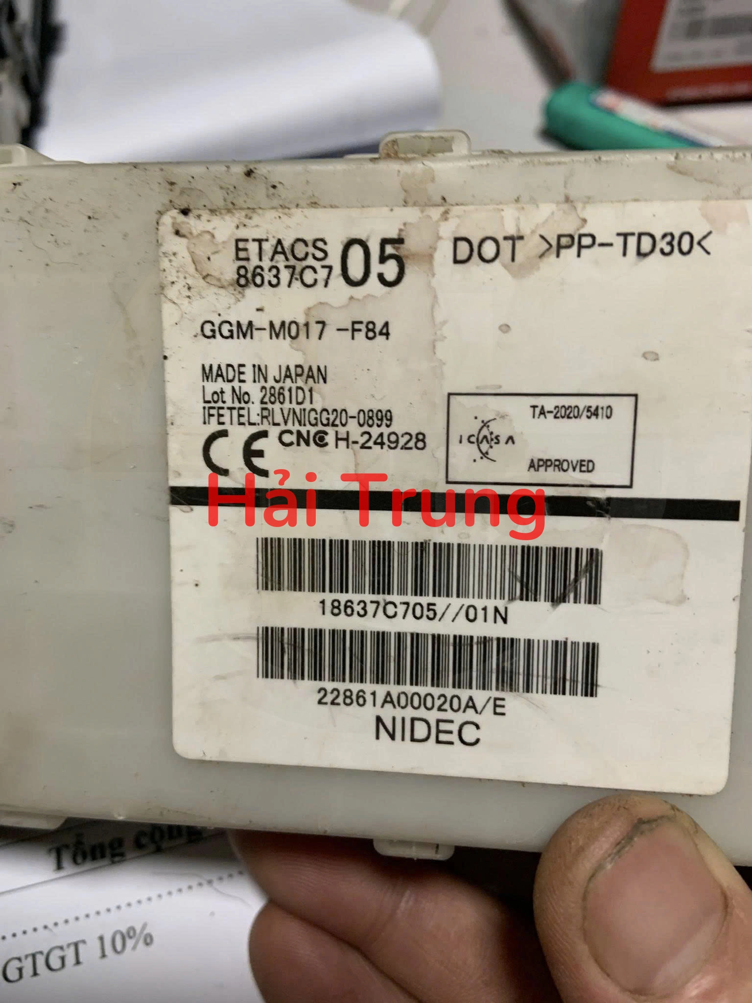 Hộp điều khiển thước lái Mitsubishi Attrage Tháo xe