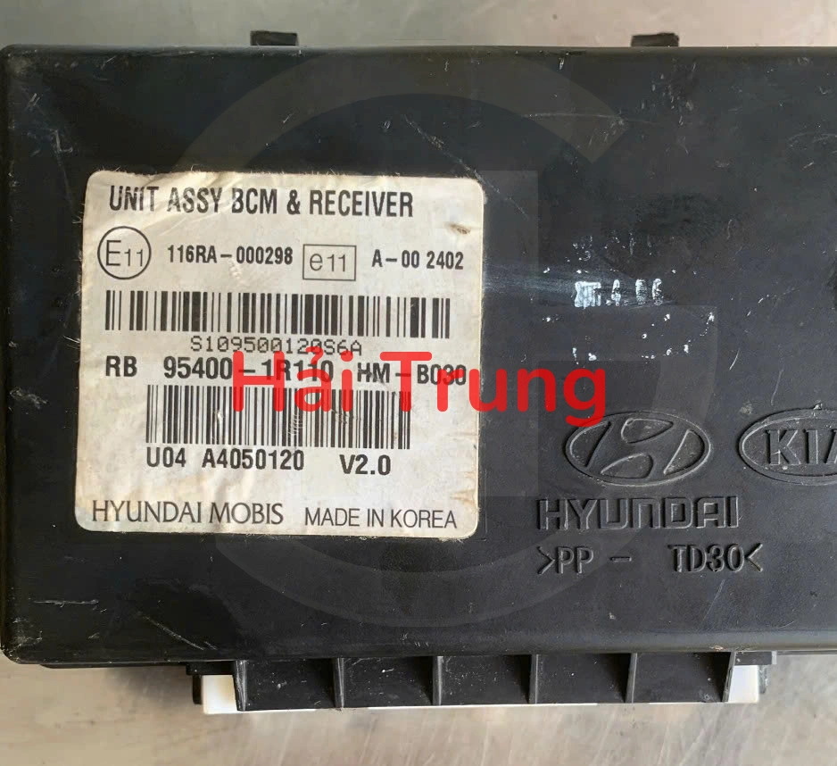 954001R110 Hộp điều khiển thân xe BCM Hyundai Accent 2012-2017 Tháo Xe