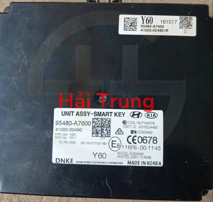 Hộp điều khiển chìa khóa thông minh Kia Cerato 2016-2018 95480A7600v