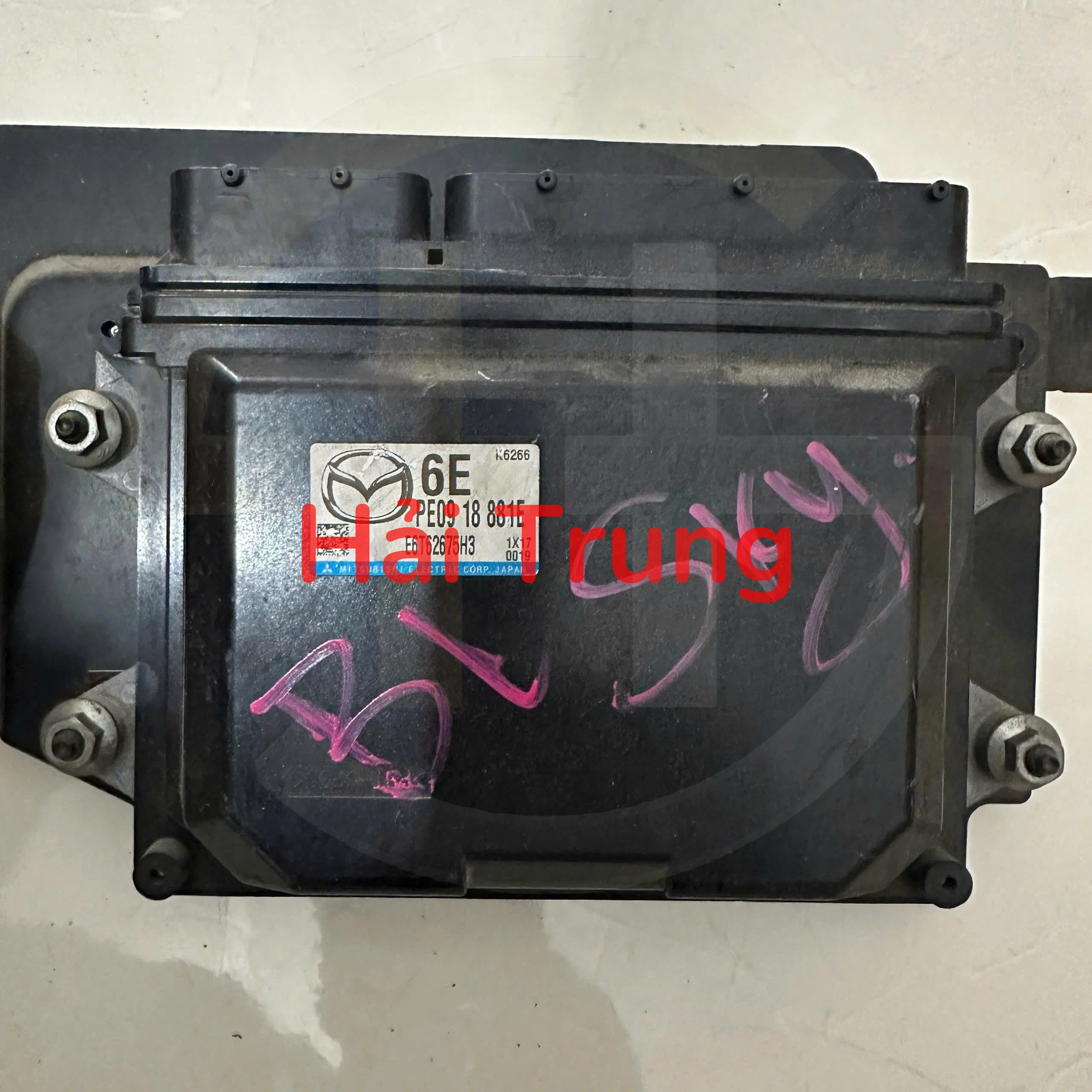 PE0918881E Hộp điều khiển động cơ ECU Mazda 3 2014 - 2016 2.0L Skyactiv-G Tháo Xe