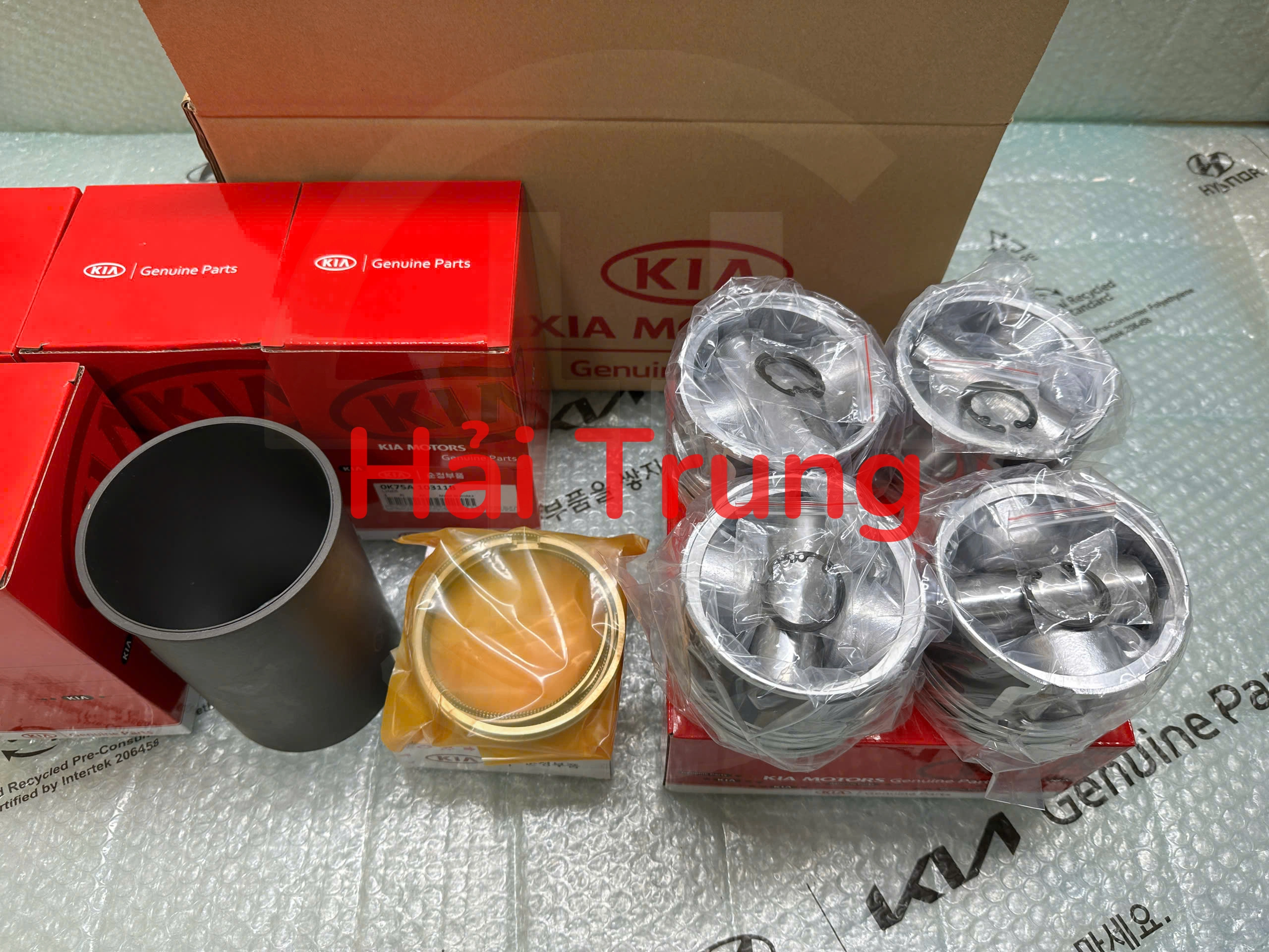 Bộ hơi (Piston, Xilanh, Xéc măng) Kia 1.4 Tấn Xịn.  