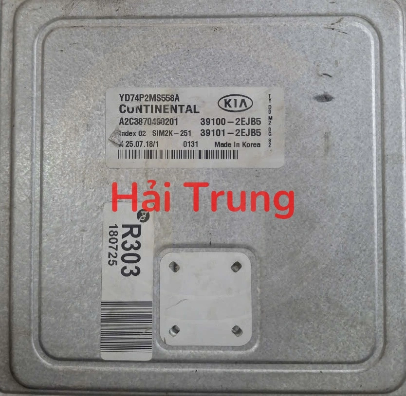 Hộp điều khiển động cơ Hộp đen ECU Hyundai Santafe Tháo Xe 39100-2EJB5