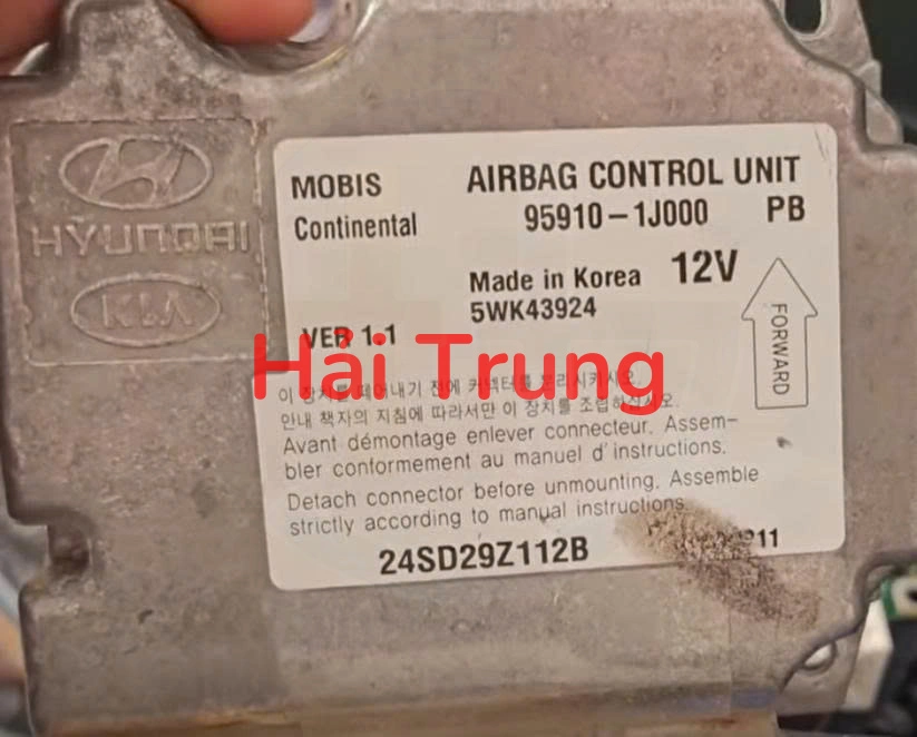 Hộp túi khí Hyundai I20 Bãi Tháo 95910-1J000 959101J000